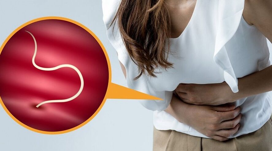 Okužba človeškega telesa s helminti